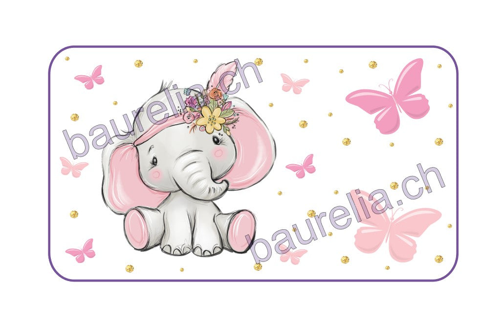 Baurelia Box Inlay bedruckt Elefant 4