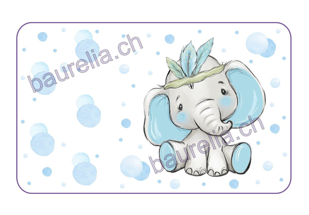 Baurelia Box Inlay bedruckt Elefant 5