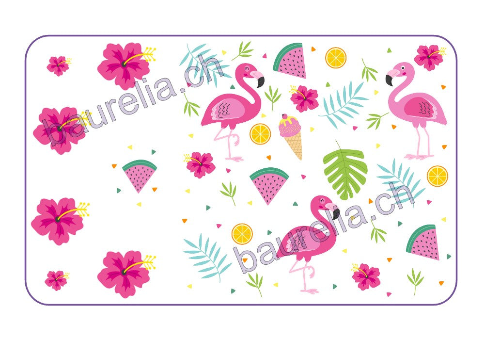 Baurelia Box Inlay bedruckt Flamingo 1