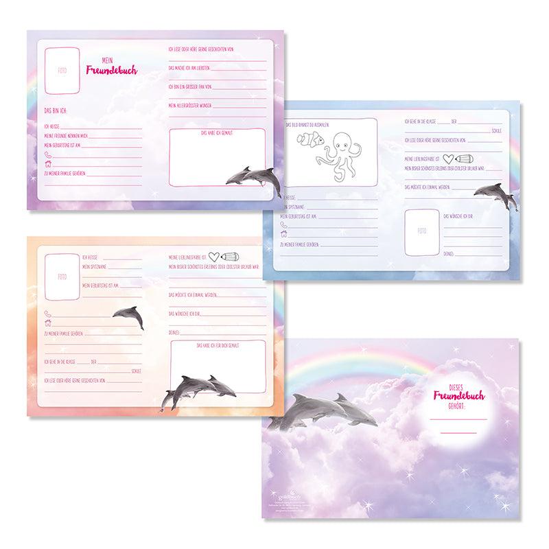 Freundebuch für Kinder - Delfin
