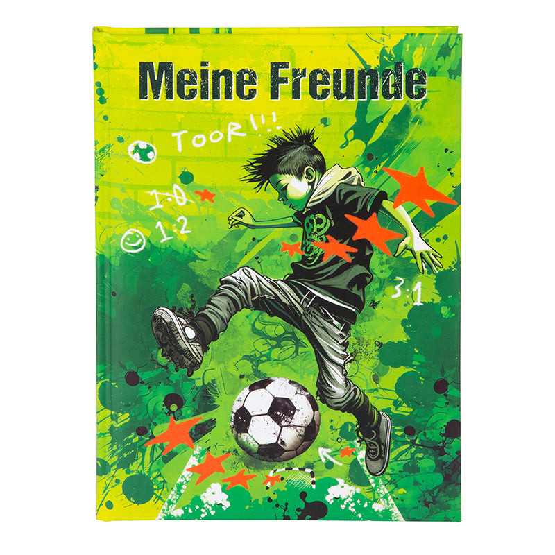 Freundebuch für Kinder - Fussball