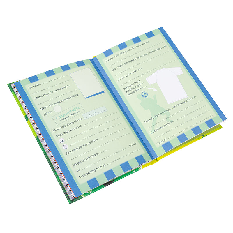 Freundebuch für Kinder - Fussball