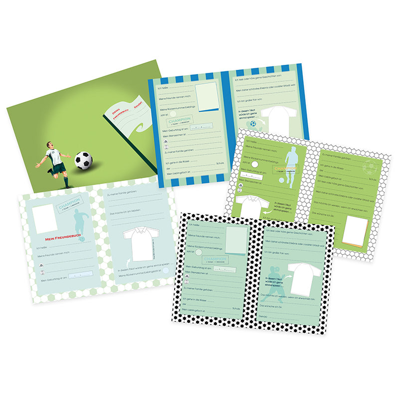 Freundebuch für Kinder - Fussball