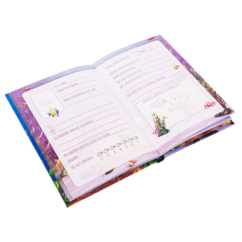 Freundebuch für Kinder im Kindergarten - Meerjungfrau