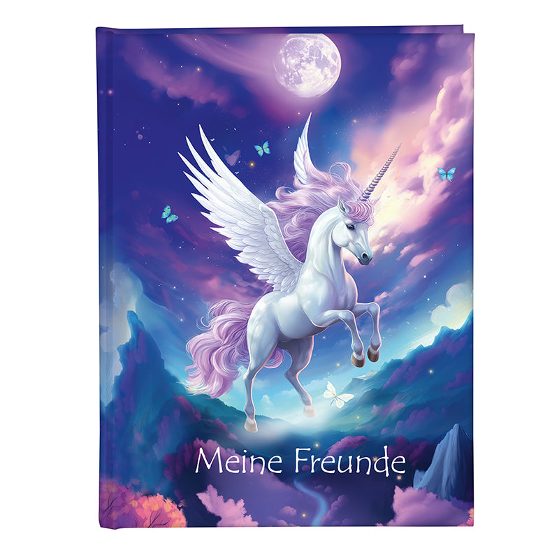 Freundebuch für Kinder - Einhorn