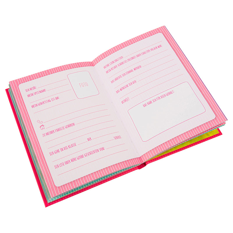 Freundebuch für Kinder - Pferd 3D