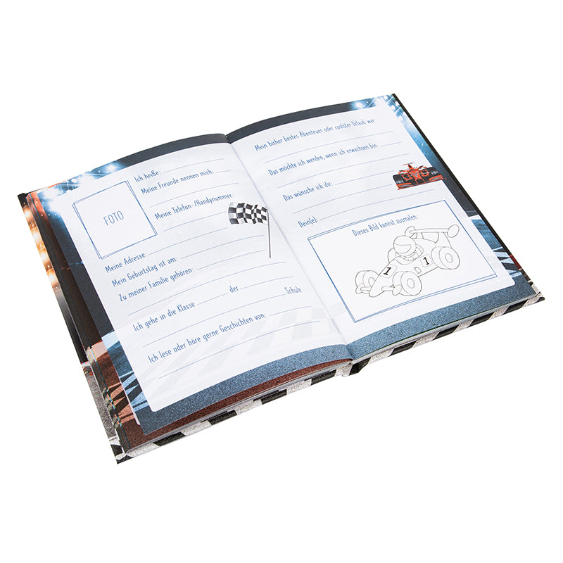 Freundebuch für Kinder - Racing