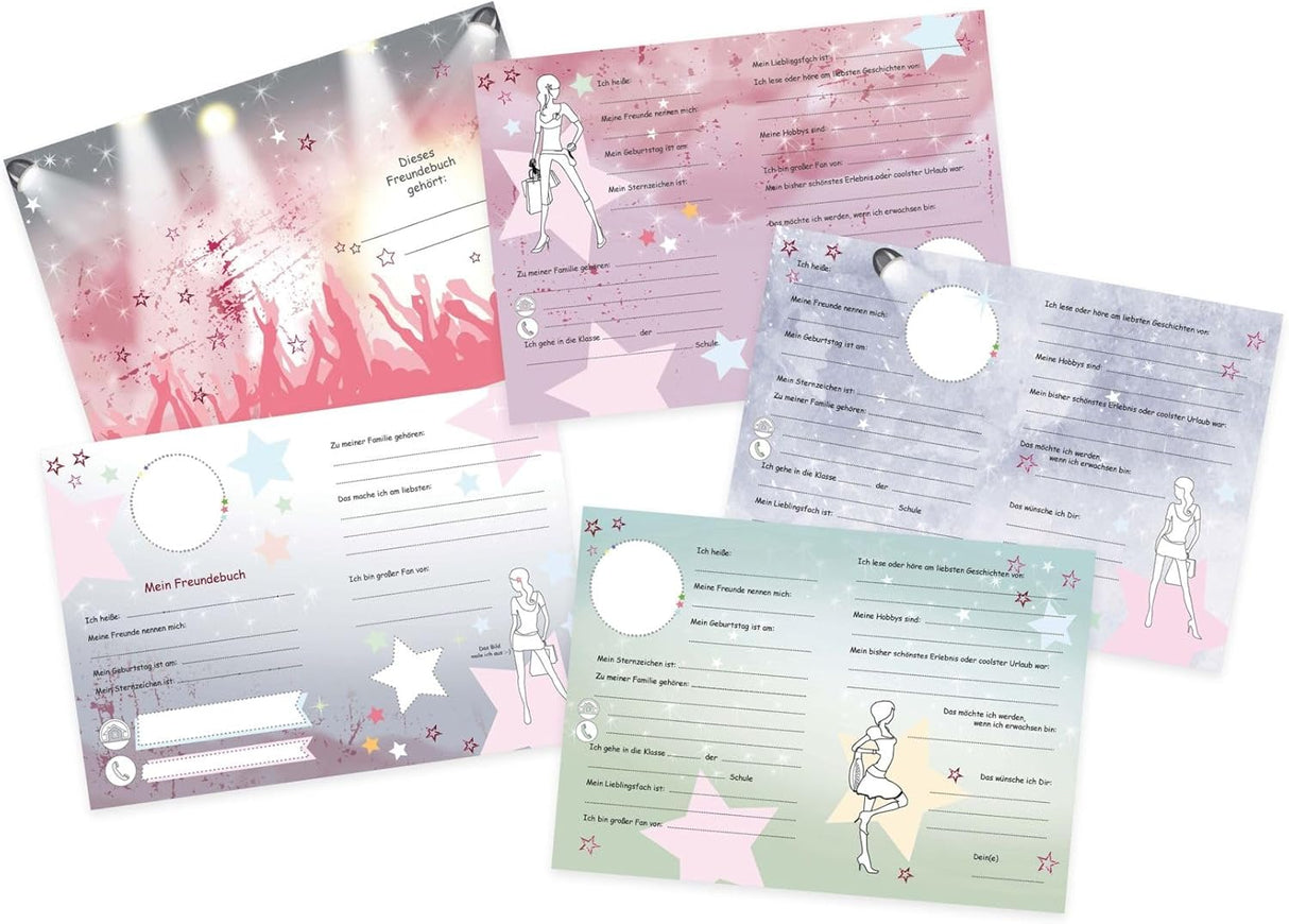 Freundebuch für Kinder - Superstar
