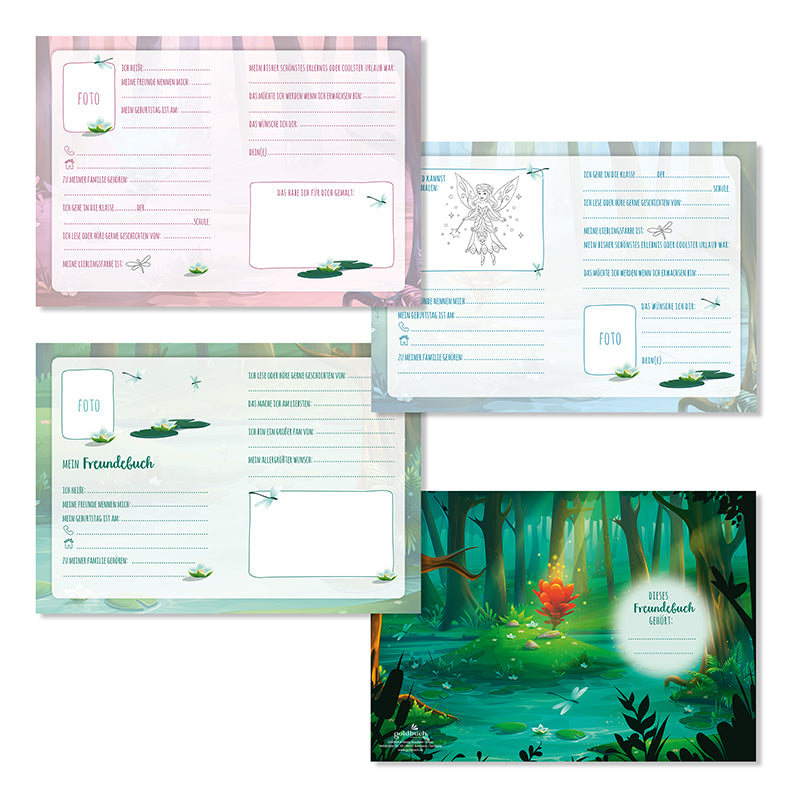 Freundebuch für Kinder - Fee