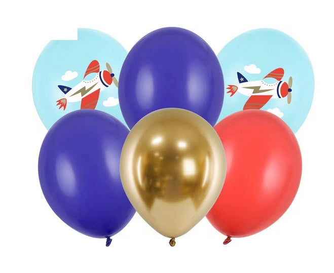 Geburtstagdeko Ballon Flugzeug