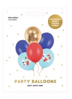 Geburtstagdeko Ballon Flugzeug