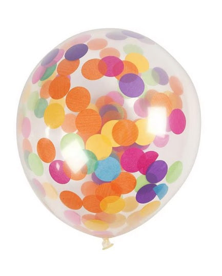 Geburtstagdeko Ballon Konfetti