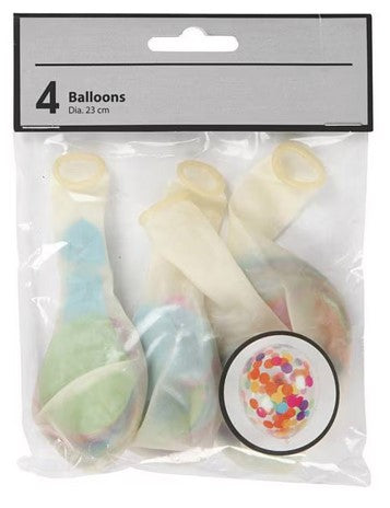 Geburtstagdeko Ballon Konfetti