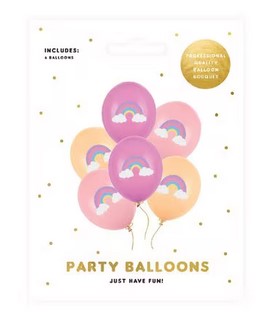 Geburtstagdeko Ballon Regenbogen