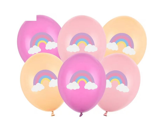 Geburtstagdeko Ballon Regenbogen