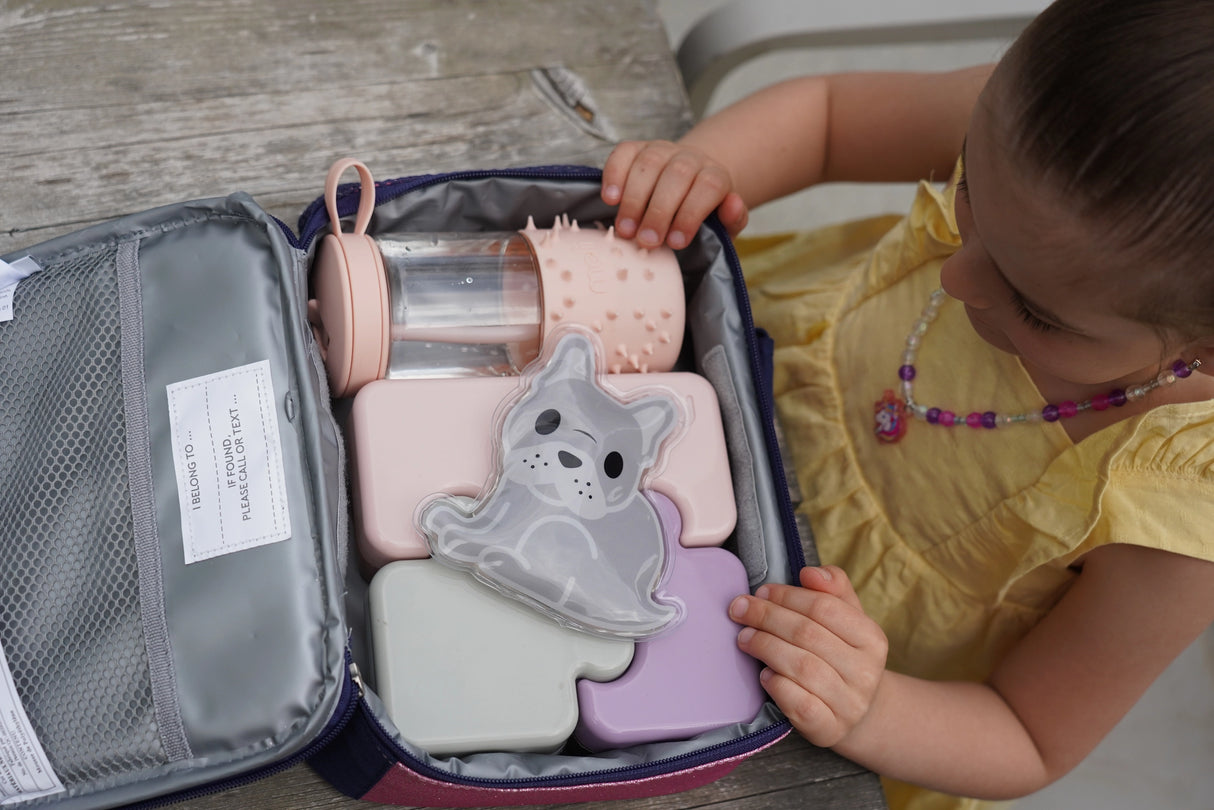 Kühlbags Gel Eisbeutel Melii 2er Set Katze & Bulldoge