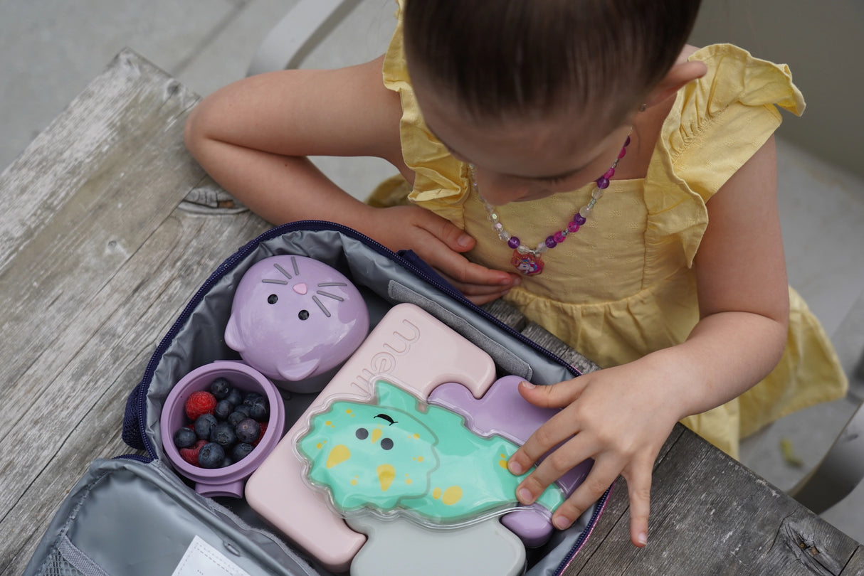 Kühlbags Gel Eisbeutel Melii 2er Set Dino & Haifisch