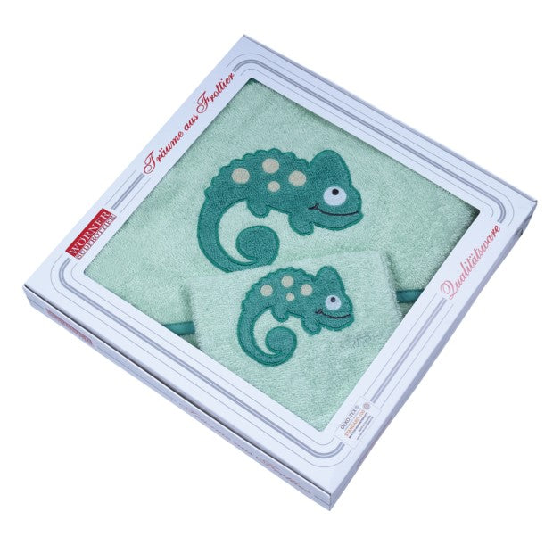 Baby Geschenk Set Chameleon