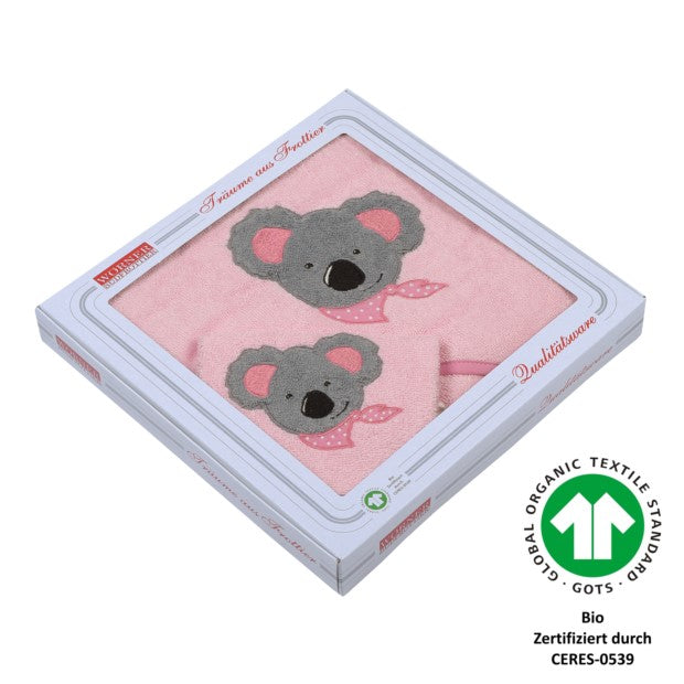 Baby Geschenk Set Koala Rosa