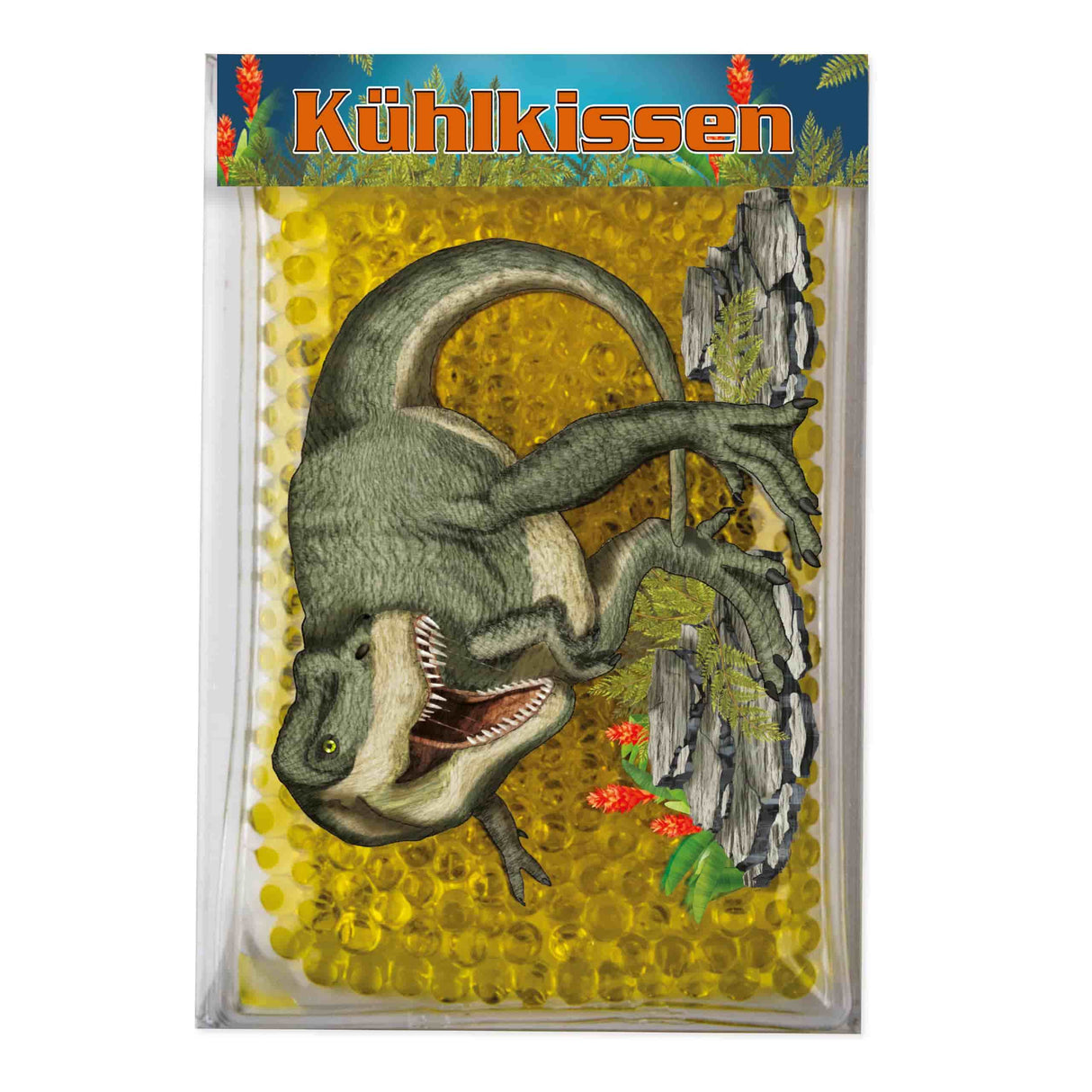 Kühlkissen und Handwärmer Dino