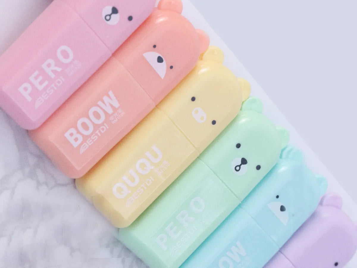 Textmarker Bären assortiert