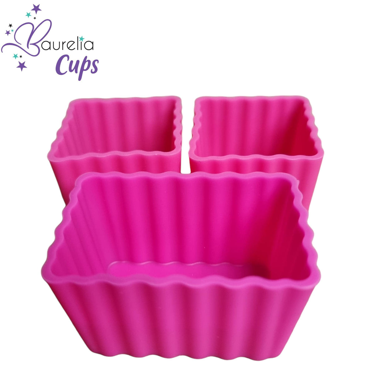 Silikonformen Baurelia Cups MIX 3er Set Pink