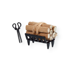 Wichtelzubehör Kamin Set