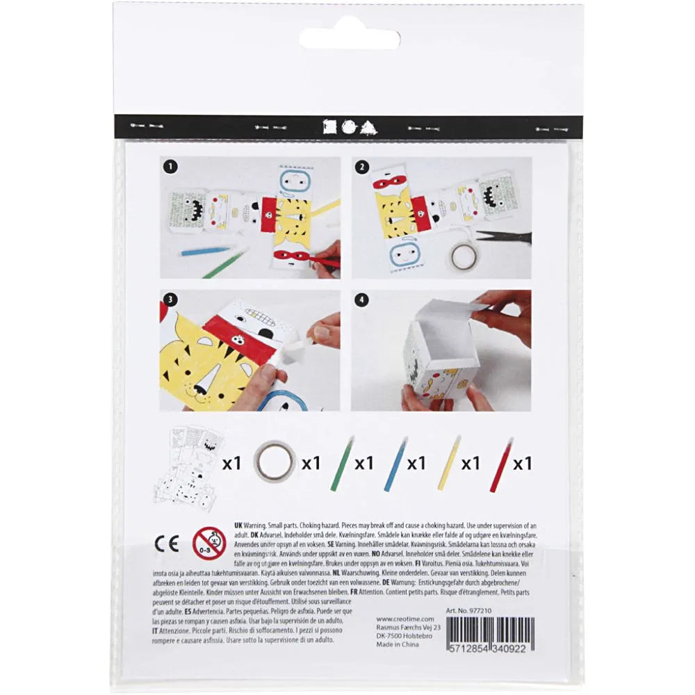 Bastelset Kinder Würfel Superheld