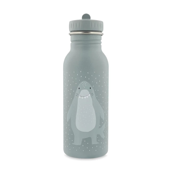 TRIXIE Edelstahl Trinkflasche Für Kinder - Süßes Krokodil Design, 500 Ml, Auslaufsicher