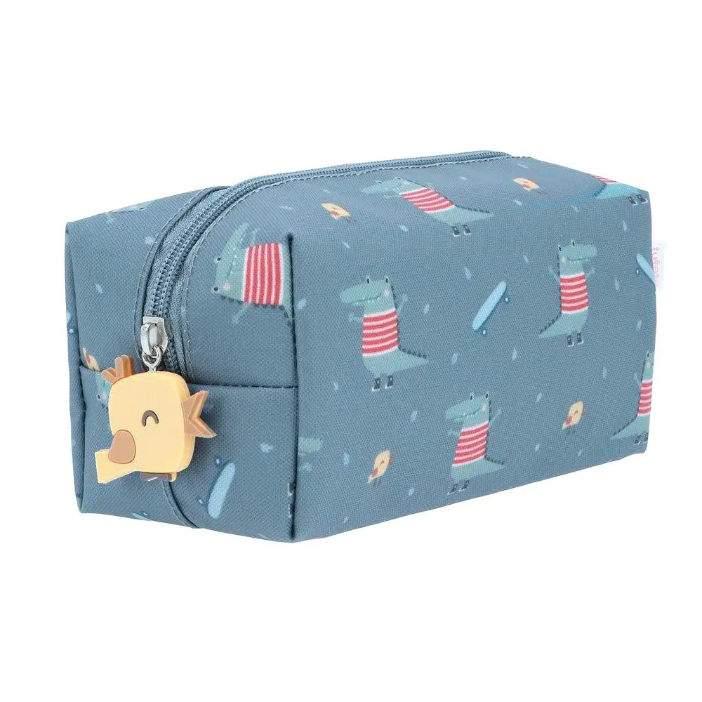 Stifteetui Krokodil Blau