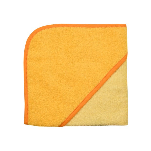 Kapuzen Badetuch Sonnengelb