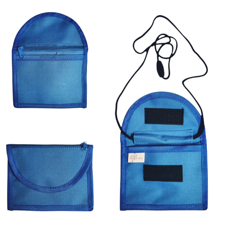 Baurelia Kinder Portemonnaie mit Umhängebändel Hellblau