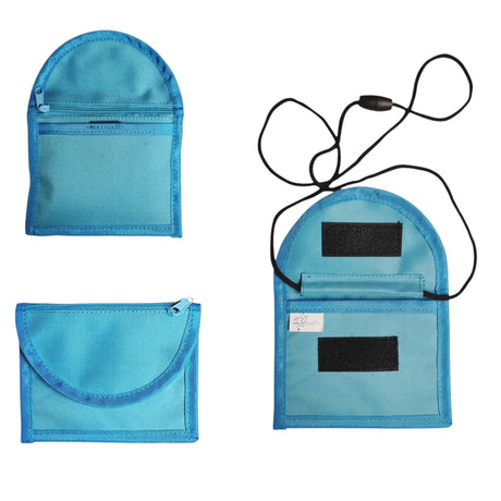 Baurelia Kinder Portemonnaie mit Umhängebändel Türkisblau