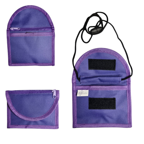 Baurelia Kinder Portemonnaie mit Umhängebändel Violett