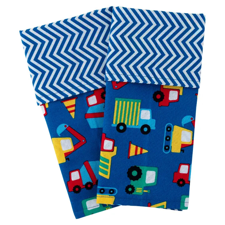 Kinder Tischset Baufahrzeuge