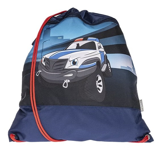 Turnbeutel Kinder Funki Polizeiauto