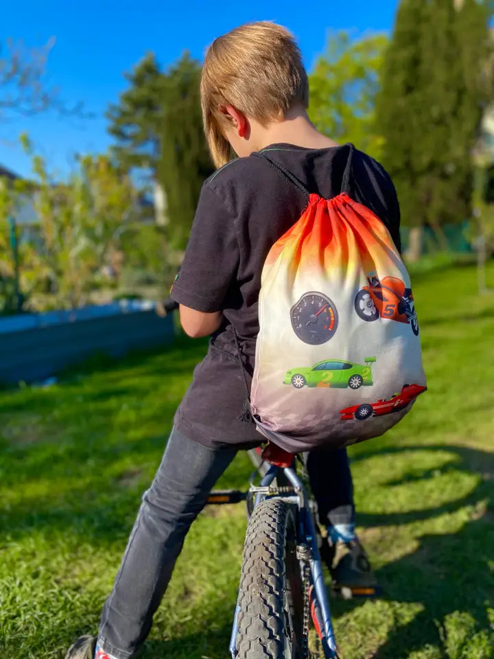 Turnbeutel Kinder Polyester Racing
