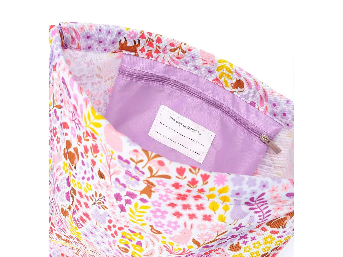 Turnbeutel Kinder ALLC Tierfreunde Blumen