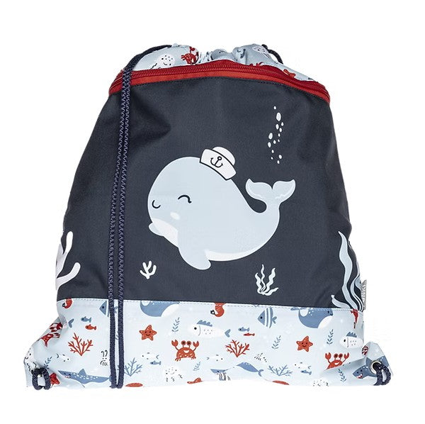 Turnbeutel Kinder Funki Walfisch