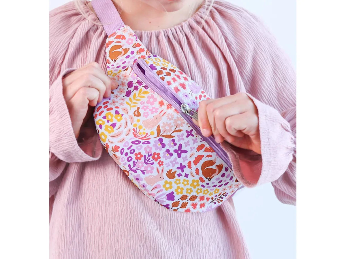 Bauchtasche für Kinder Tierfreunde Blumen