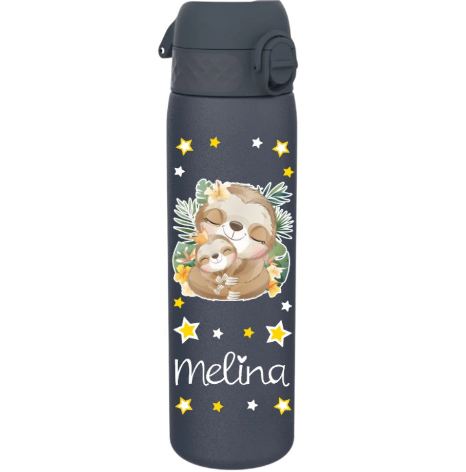 Edelstahl Trinkflasche Ion8 500ml Dunkelblau