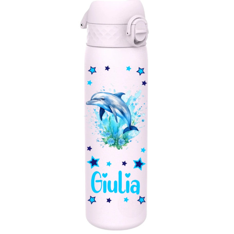 Edelstahl Trinkflasche Ion8 500ml Pastellrosa