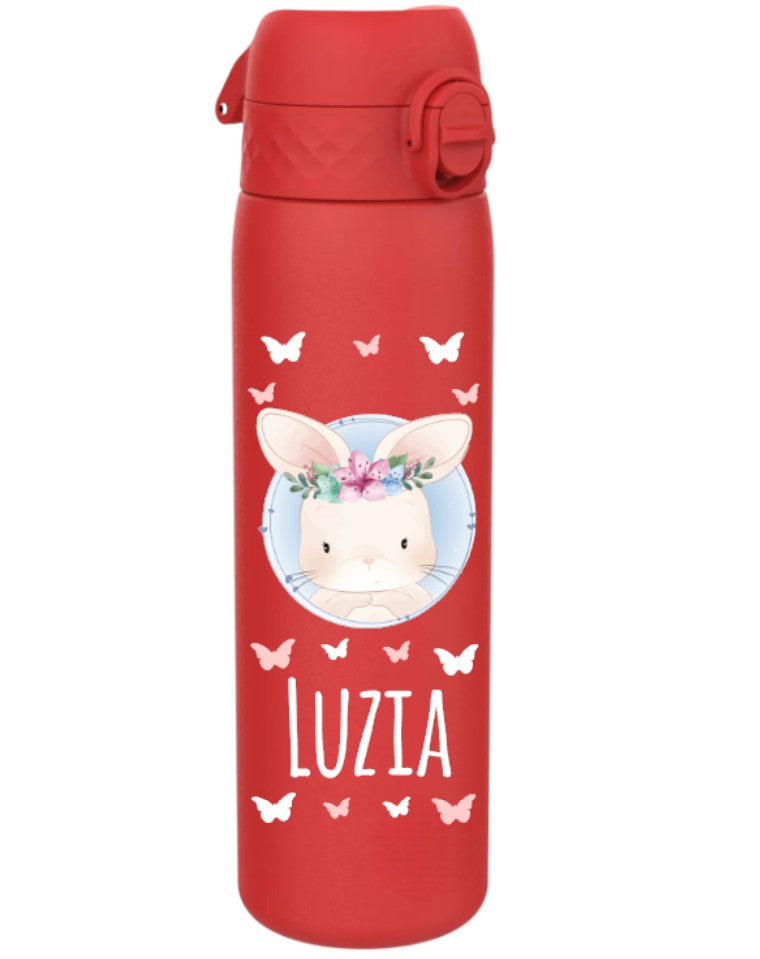 Edelstahl Trinkflasche Ion8 500ml Rot