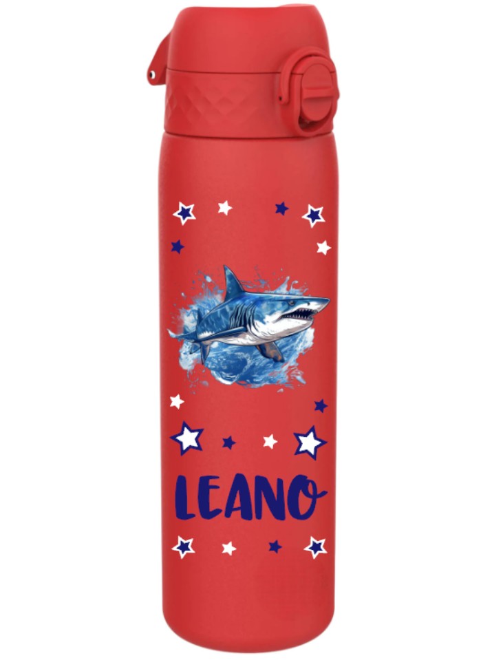 Edelstahl Trinkflasche Ion8 500ml Rot