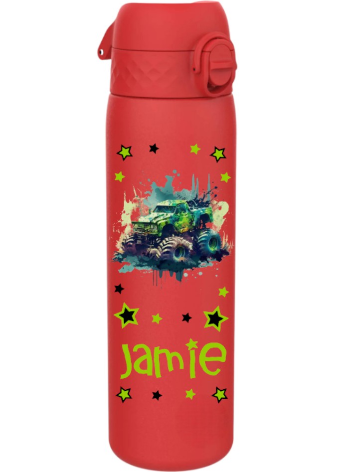 Edelstahl Trinkflasche Ion8 500ml Rot