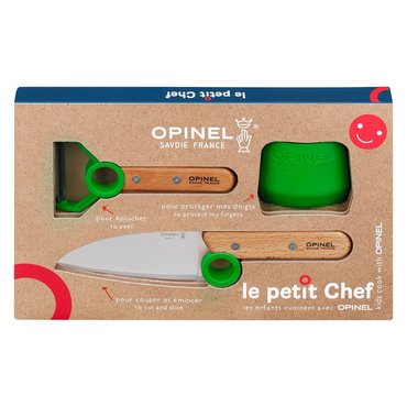 Küchenmesser Kinder Opinel Le Petit Chef Grün