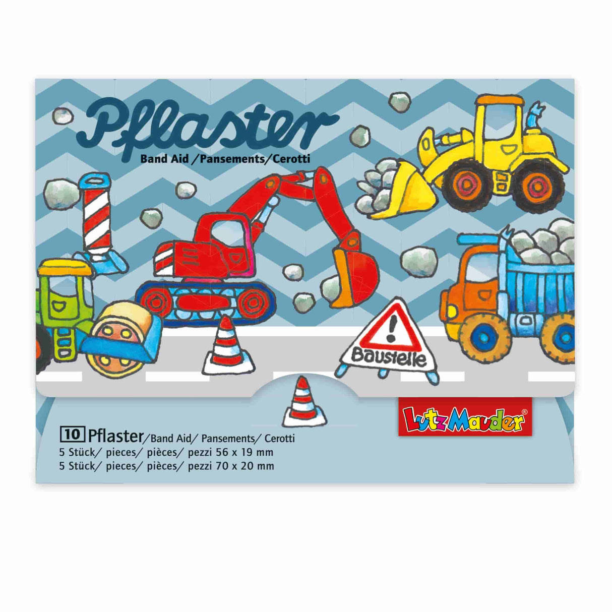 Kinderpflaster Baustelle