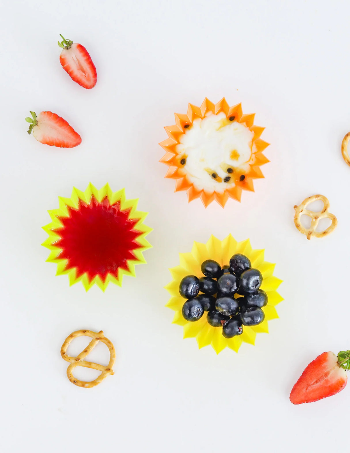 Silikonformen XL Lunch Punch Brights