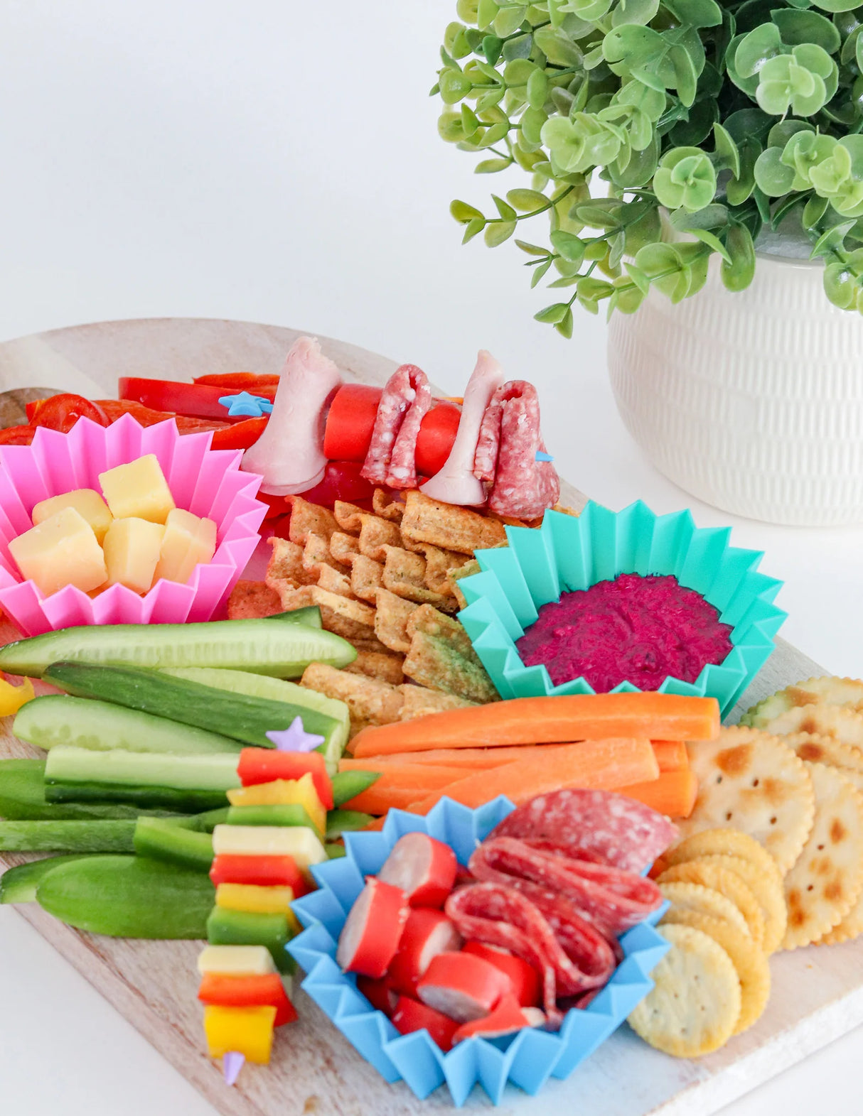 Silikonformen XL Lunch Punch Brights