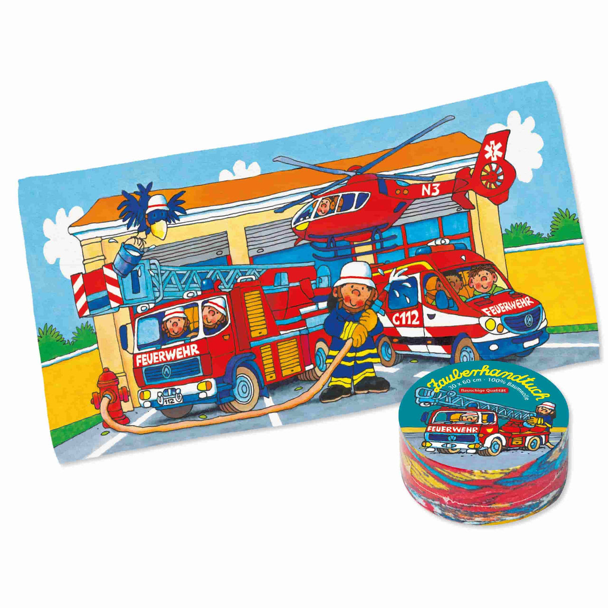 Magisches Handtuch XL Feuerwehr